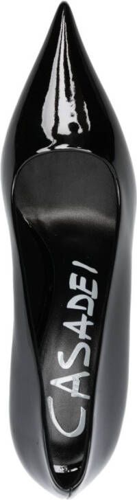 Casadei Bella lakleren pumps Zwart