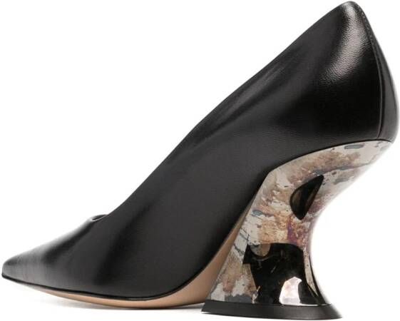Casadei Elodie bewerkte pumps Zwart