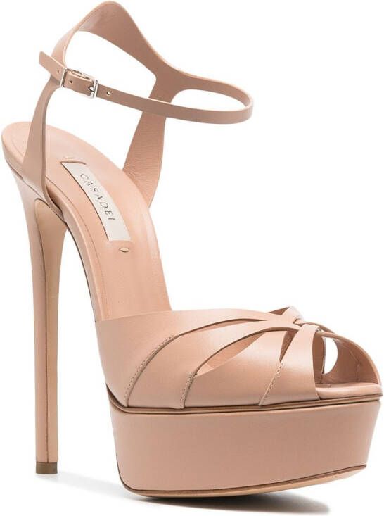 Casadei Felina sandalen Beige