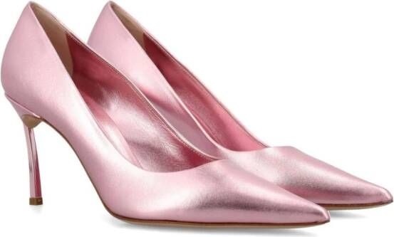 Casadei Flash Goldust pumps met metallic effect Roze