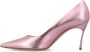 Casadei Flash Goldust pumps met metallic effect Roze - Thumbnail 3