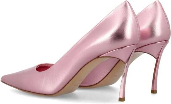 Casadei Flash Goldust pumps met metallic effect Roze