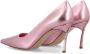 Casadei Flash Goldust pumps met metallic effect Roze - Thumbnail 4