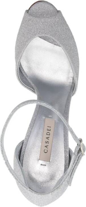 Casadei Flora Citylight sandalen Zilver