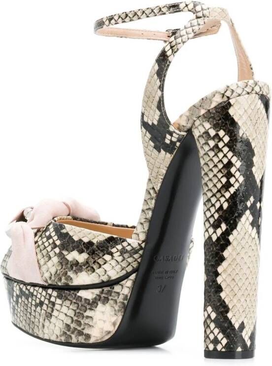 Casadei Flora Hydra sandalen Grijs