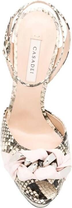 Casadei Flora Hydra sandalen Grijs