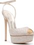 Casadei Flora Jolly sandalen met glitter Goud - Thumbnail 2