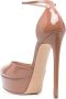 Casadei Flora Tiffany sandalen met plateauzool Bruin - Thumbnail 3