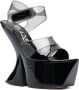 Casadei Flora Tiffany sandalen met plateauzool Grijs - Thumbnail 2