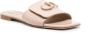 Casadei Gelakte sandalen met logoplakkaat Beige - Thumbnail 2