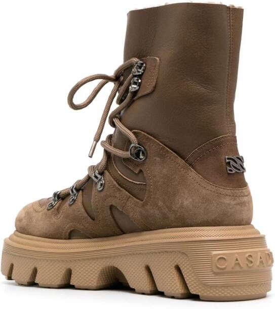 Casadei Generation X leren laarzen Bruin