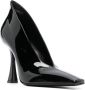 Casadei Geraldine pumps met vierkante neus Zwart - Thumbnail 2