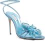 Casadei Julia Orchidea 100mm sandalen Blauw - Thumbnail 2