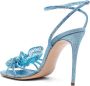 Casadei Julia Orchidea 100mm sandalen Blauw - Thumbnail 3