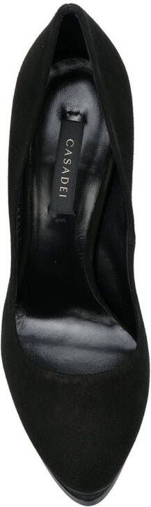 Casadei klassieke plateaupumps Zwart