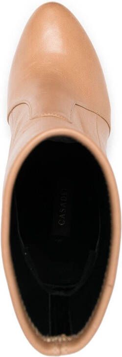 Casadei Laarzen met plateauzool Beige