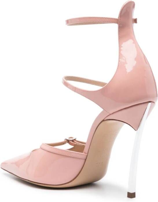 Casadei Lakleren pumps Roze