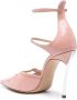 Casadei Lakleren pumps Roze - Thumbnail 3