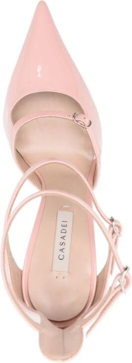 Casadei Lakleren pumps Roze