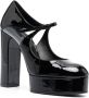 Casadei Leren pumps Zwart - Thumbnail 2