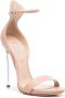 Casadei 115 mm Cappa Blade sandalen Beige - Thumbnail 2