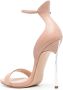 Casadei 115 mm Cappa Blade sandalen Beige - Thumbnail 3