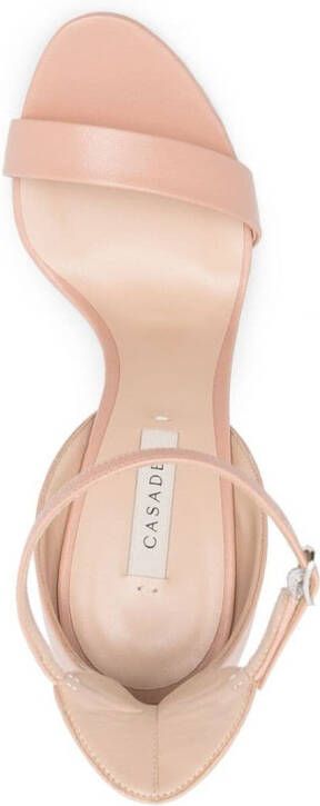 Casadei 115 mm Cappa Blade sandalen Beige