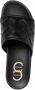 Casadei Leren slippers Zwart - Thumbnail 4