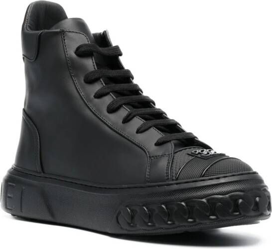 Casadei Sneakers met logoplakkaat Zwart