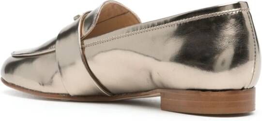 Casadei Metallic loafers Goud