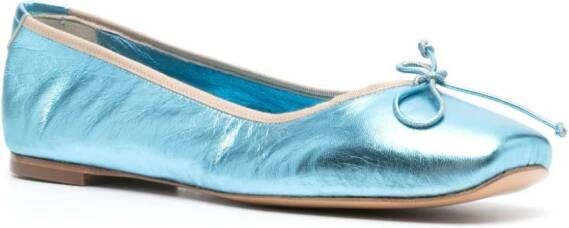 Casadei Ballerina's met metallic-effect Blauw