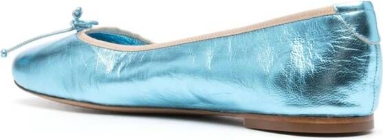 Casadei Ballerina's met metallic-effect Blauw