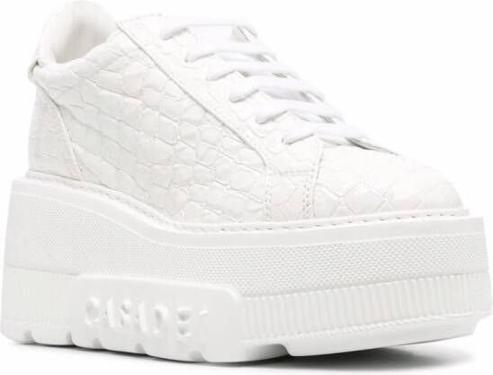 Casadei Nexus Lacroc sneakers met plateauzool Wit