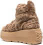 Casadei Nexus sneakers met fleece textuur Beige - Thumbnail 3