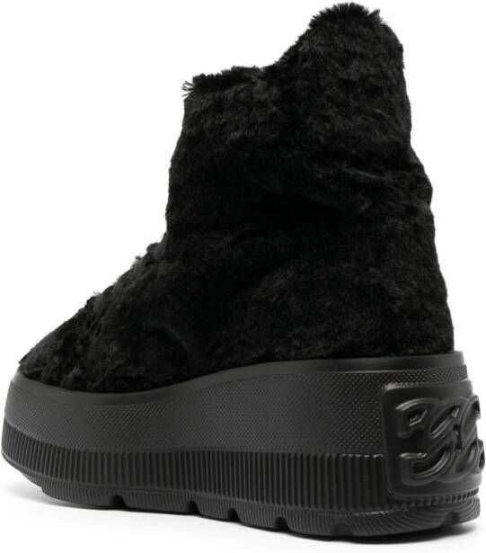Casadei Nexus sneakers met fleece textuur Zwart