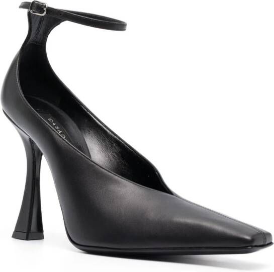 Casadei Nicla pumps met vierkante neus Zwart