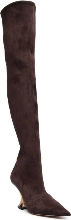 Casadei Overknee laarzen Bruin