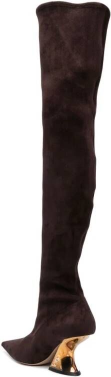 Casadei Overknee laarzen Bruin