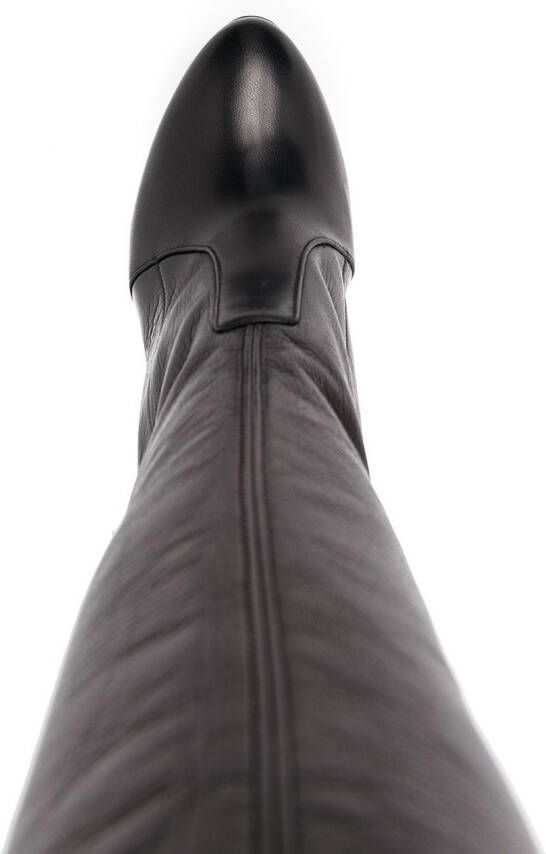 Casadei Overknee laarzen Zwart