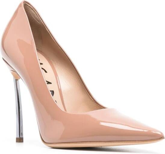 Casadei Pumps met puntige neus Beige