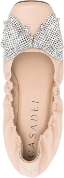 Casadei Ballerina's met strik Roze