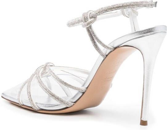 Casadei Sandalen met geknoopt detail Zilver