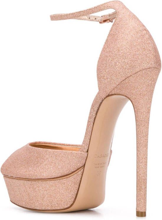 Casadei Sandalen met glitter Roze