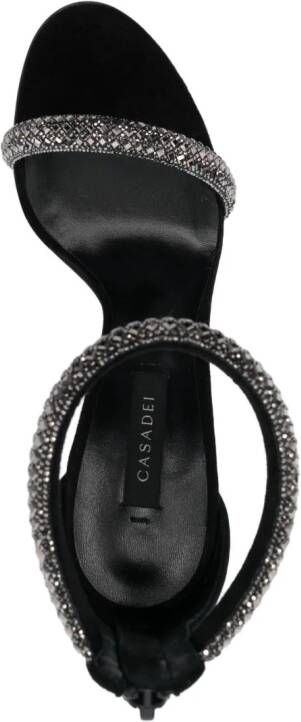 Casadei Scarlet Stratosphere sandalen verfraaid met kristallen Zwart
