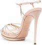 Casadei Solm sandalen met plateauzool Roze - Thumbnail 3
