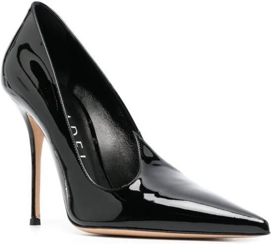 Casadei Super Blade Divina pumps met kitten hak Zwart