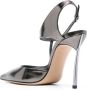 Casadei Super Blade Melody metallic pumps Grijs - Thumbnail 3