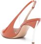 Casadei Superblade 80 mm lakleren pumps Oranje - Thumbnail 3