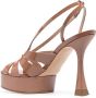 Casadei Tiffany sandalen met gelakte afwerking Beige - Thumbnail 3