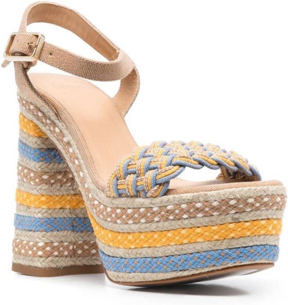 Castañer Anne gevlochten sandalen Beige